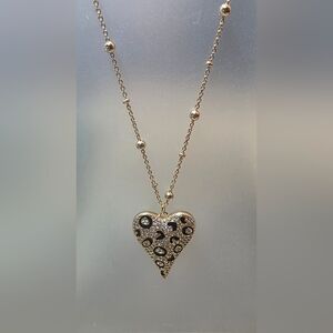 Gold Heart Pendant Necklace